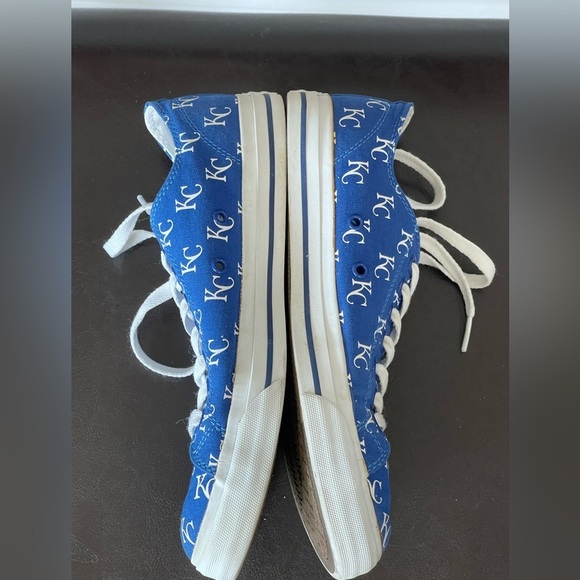 Row One Kansas City Royals KC logo sneakers lace up Men 7 Women's 8.5  Unisex - Picture 10 of 15